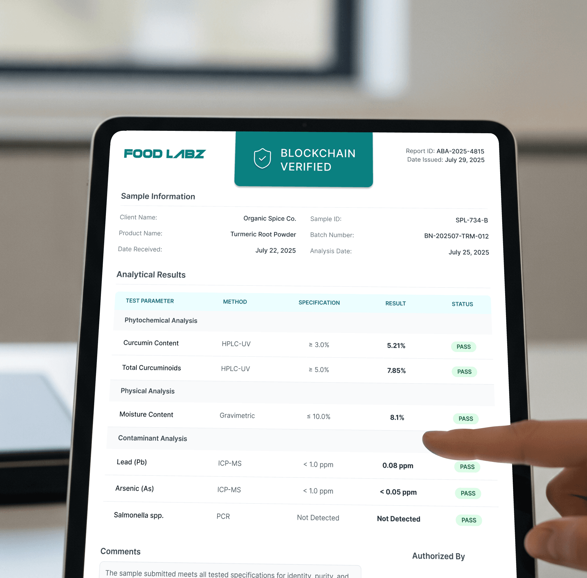 Tamper-Proof Reports. Immutable by Design.